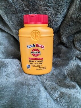 Gold Bond Medicated Body Powder Original Strength 1 oz. Cooling Itch Relief NOS